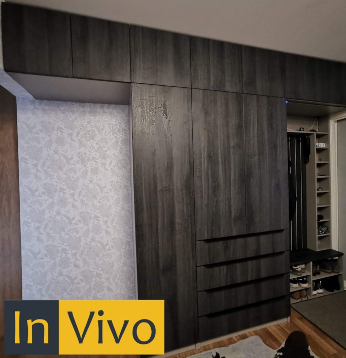 In Vivo eritellimusmööbel, mööbel eritellimusel, esik, must tamm